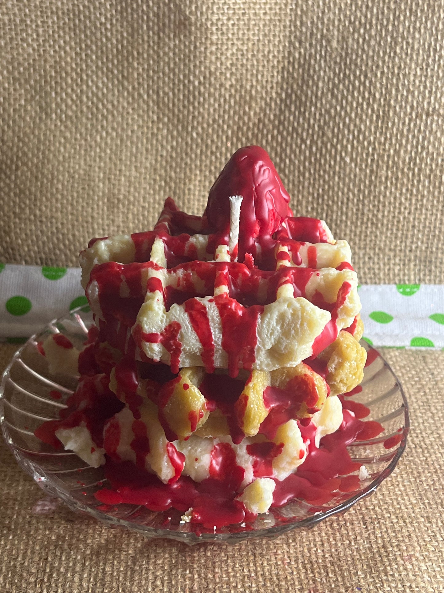 Triple Stack Waffle Candle