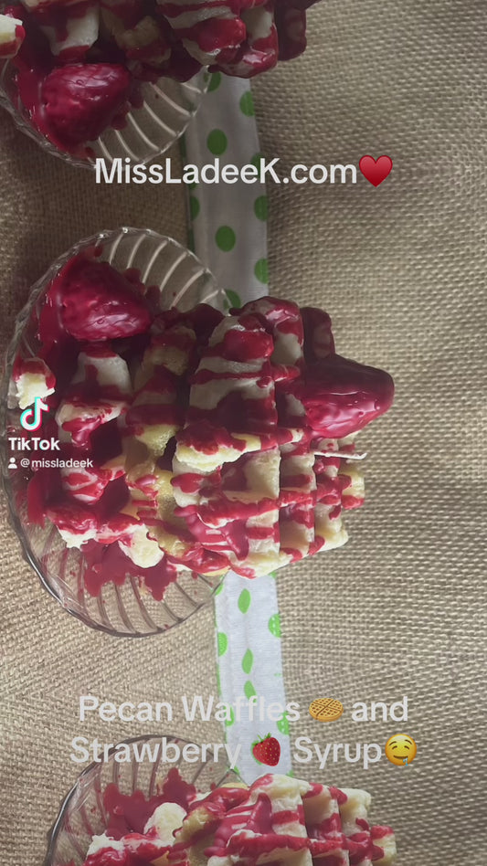 Triple Stack Waffle Candle
